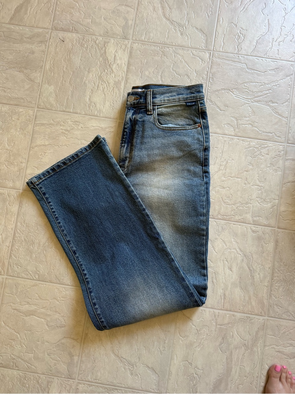 Women’s Blue Washed Denim Jeans